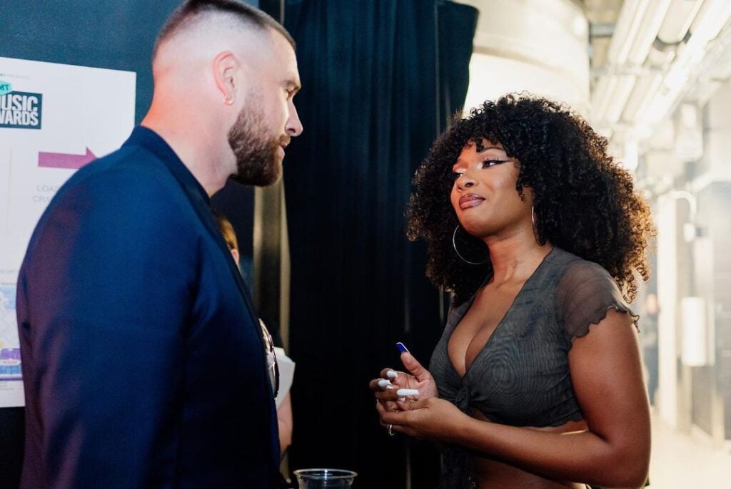Megan Thee Stallion and Travis Kelce