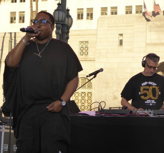 Bahamadia and DJ Eclipse: Photo Credit, Ricky Richardson