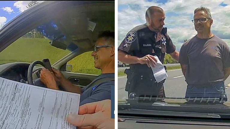 ‘You Think It’s Funny?’: West Virginia Deputy Handcuffs Man for Laughing During Traffic Stop after Pulling Him Over for Flashing Headlights to Warn Drivers of Speed Trap